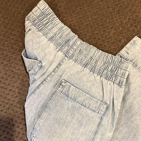 Free People breezy pull on Wide-Leg jeans - Picture 3 of 3